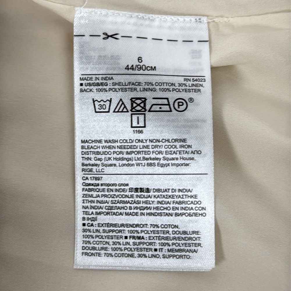NWOT | Banana Republic linen blend Women's Skirt - Picture 7 of 16